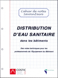 DISTRIBUTION D'EAU SANITAIRE DANS LES BÂTIMENTS