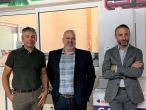 Franck Roeckel, dirigeant de Roclim, Yann Gellens, directeur des opérations chez Proservice, Nicolas Péclard, dirigeant de Comptoir Seine-et-Marnais.