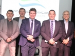De gauche à droite : Jean-Claude Rancurel, Jean-Paul Ouin, Pascal Housset (président), Roland Bouquet, Jean-Pascal Chirat