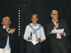Véronique Bronner, directrice marketing, Nicolas Mugnier, président Algorel, Jean-Philippe Pastor, président de la branche sanitaire-chauffage