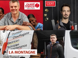 Régis Troupel, Arthur Cochinaire et Yohann Suant