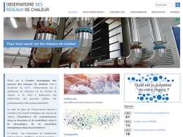Un site Internet dédié aux réseaux de chaleur et de froid vient d’être mis en place par le Comité stratégique des réseaux de chaleur : www.observatoire-des-reseaux.fr