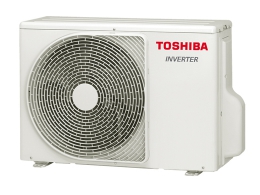 Seiya de Toshiba est une pompe à chaleur air-air réversible fonctionnant au R32.