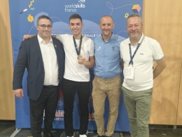 Anthony Daviet, Axel Bézias, Nicolas Coindet et Thierry Bricard