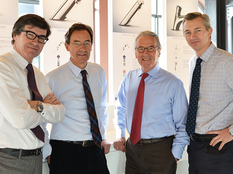 CFP n° spécial 70 ans - Luc, Gérard, Jean-Claude et Patrick Delabie, dirigeants associés du groupe Delabie