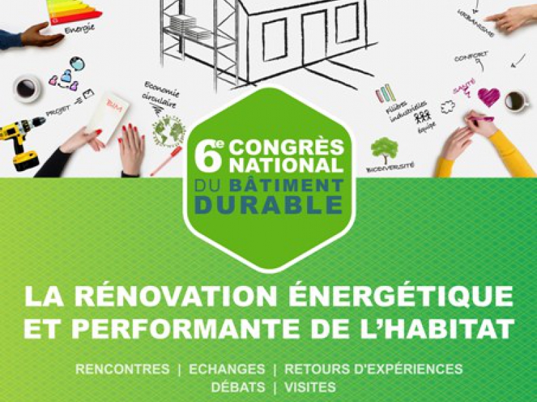 Affiche congrès bâtiment durable à Dijon