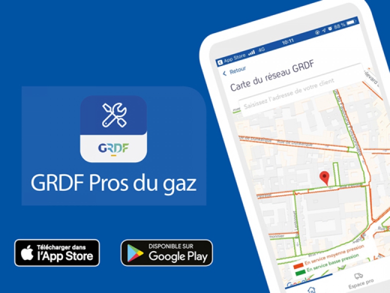 Simplifier les démarches des installateurs au quotidien : c’est l’objectif de la nouvelle application mobile GRDF Pros du gaz.