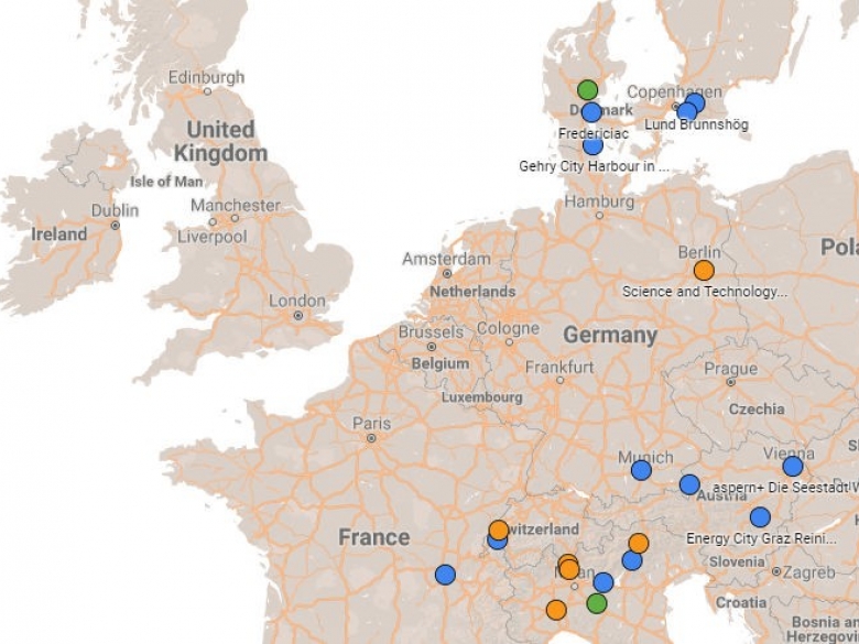 Une carte interactive présente 34 exemples de projets réussis et accompagnés de leurs enseignements.
