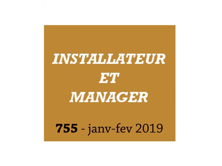 Article complet paru dans L'Installateur 755