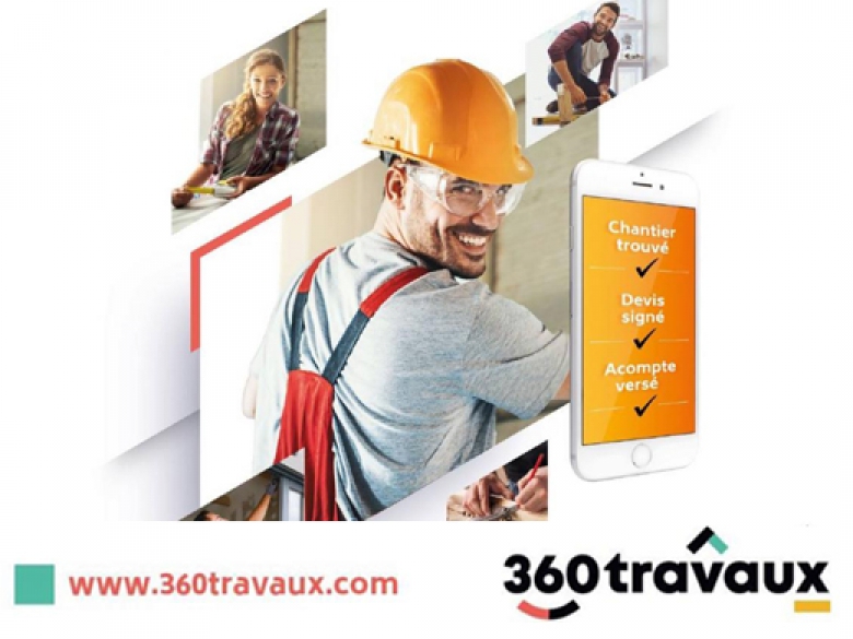 360travaux poursuit un double objectif : soutenir l’activité des petites entreprises du bâtiment et apporter un service de qualité aux clients