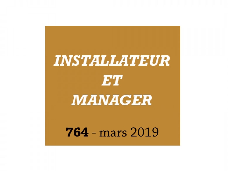 pdf de l'article paru dans L'Installateur 764