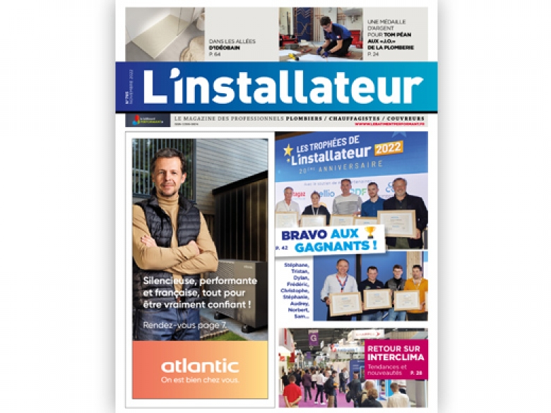 Installateur n° 785 Novembre 2022